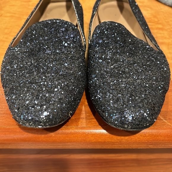 J.CREW blue sequins loafers size 8 sparkly, party, fun, feminine - Picture 8 of 8
